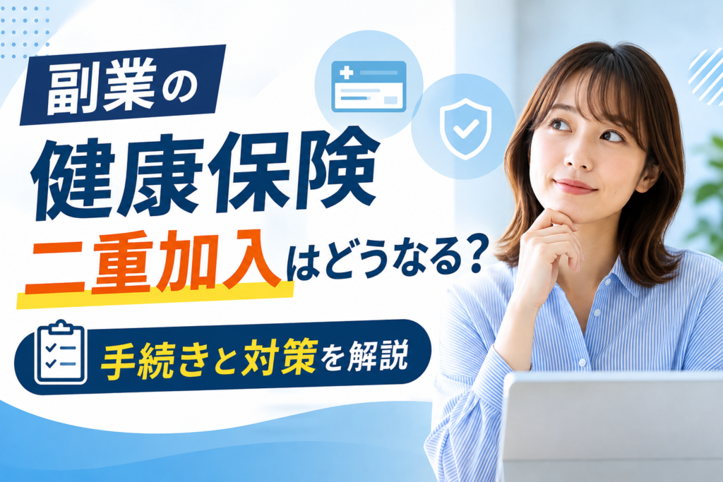 副業の健康保険二重加入はどうなる？手続きと対策を解説